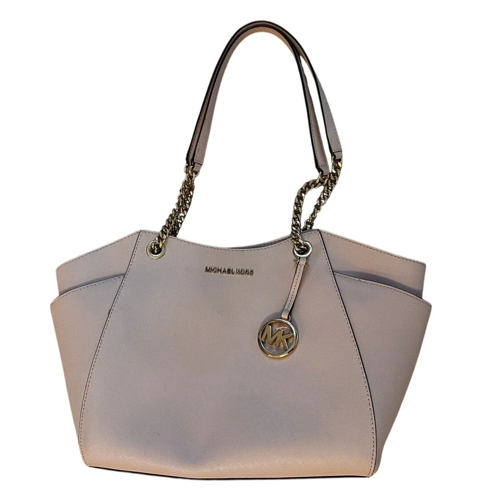 Michael Kors Blush Pink Saffiano Leather Shoulder Bag